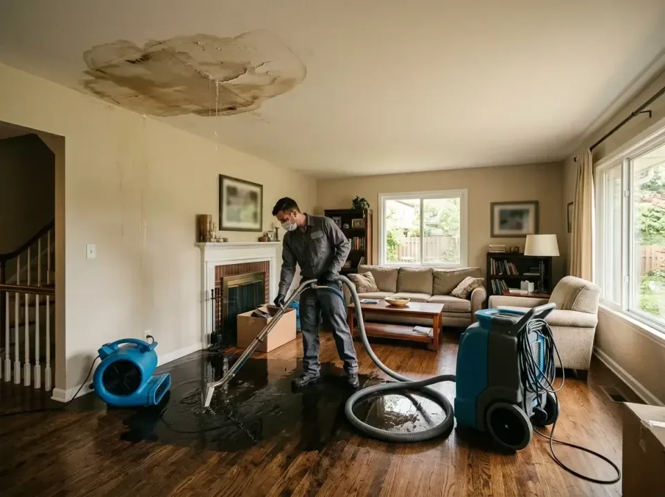 attic-pipe-burst-ceiling-drip-008 — frequently asked questions, Water Damage Restoration & Carpet Care in Barre, VT